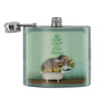 thumbnail image 2 of Elephant Keep Calm and Stay Fresh Bathtub Stainless Steel 5oz Hip Drink Kidney Flask, 2 of 4