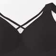 thumbnail image 4 of WTOBBY Women's Large Size Mesh Underwire Bra with Side Support for Full Coverage, Minimizer Effect to Reduce Bust Appearance, Breathable Fabric for All-Day Comfort,Black 34, 4 of 5