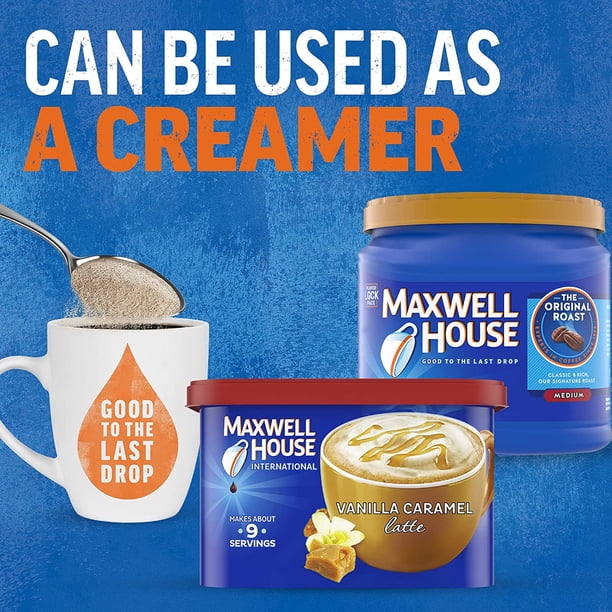 Maxwell House Instant Coffee for Employee Breakroom Lattes