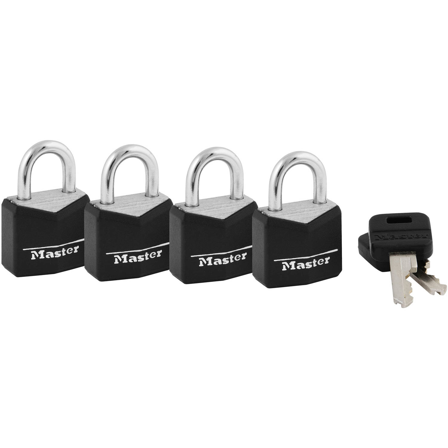 Master Lock 20mm Covered Padlocks, 4pk