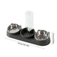 thumbnail image 2 of Inerposs Two-in-One Pet Bowl, Drinking Water and Food Bowl for Dogs and Cats, Inclined Design with Non-Slip Base, Removable and Easy to Clean, Suitable for Feeding and Hydration Needs, 2 of 5