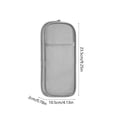 thumbnail image 3 of Double Layer Large Capacity Pencil Case,Fashion Aesthetic Canvas Stationery Bag for Make-up Brush & Stationery Supplies Storage,Office Desk Organizer Bag,Gray, 3 of 6