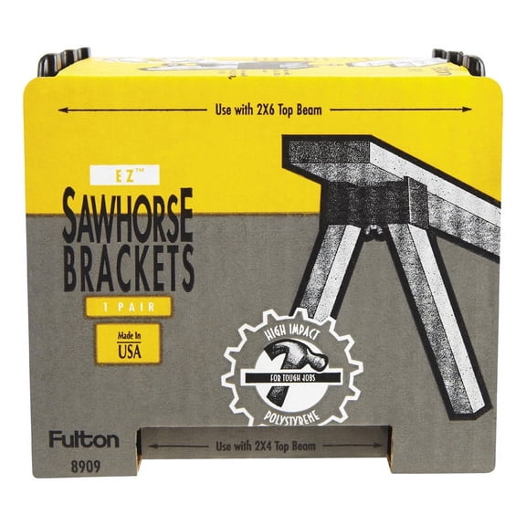 Fulton Spee Dee 2 in. H X 4 in. W Sawhorse Brackets 500 lb. cap. 1 pk