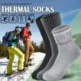 thumbnail image 5 of NevEND 6 Pairs Womens Merino Wool Thermal Socks Winter Warm Thick Hiking Cozy Boot Crew Comfy Shoe Size 5-10, 5 of 9