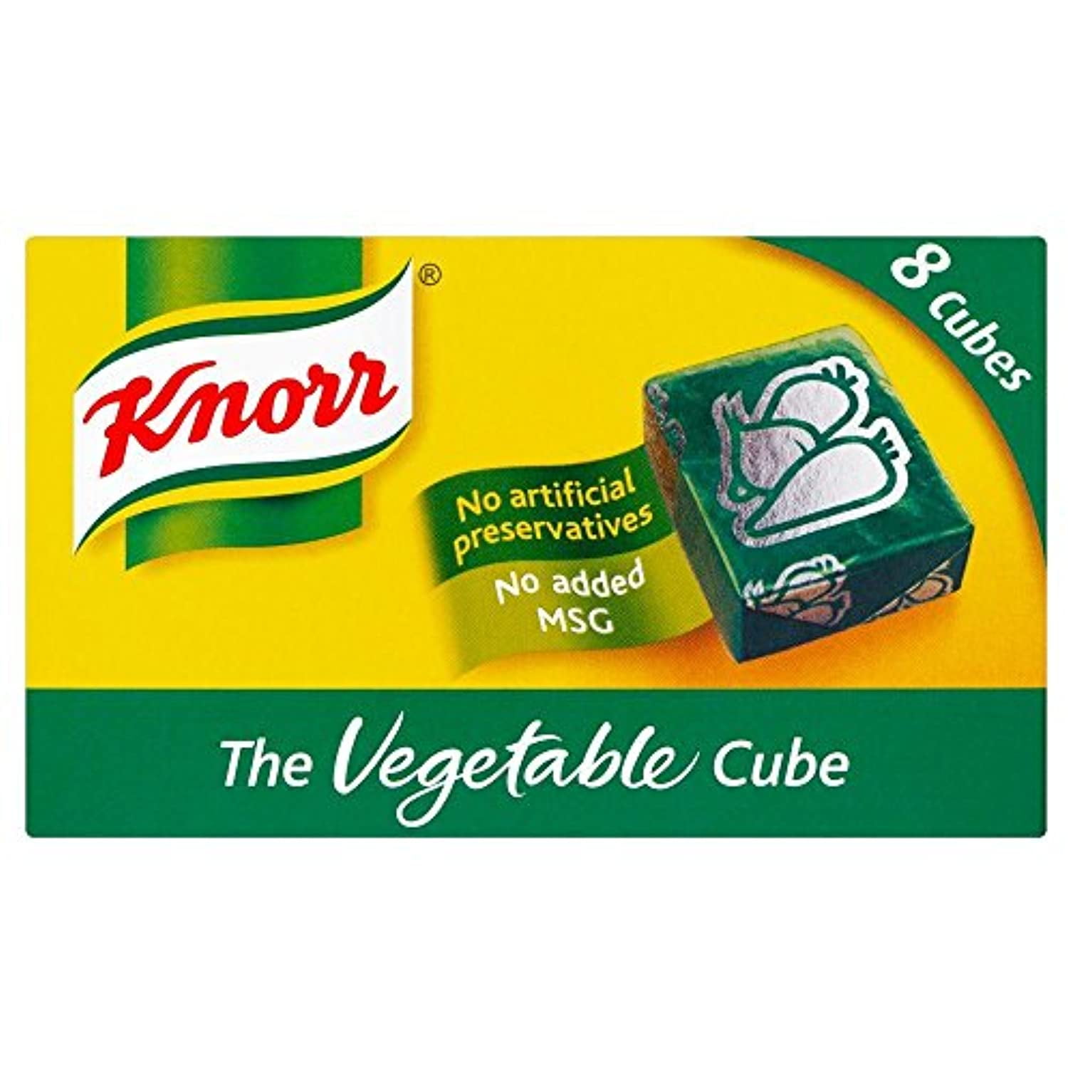 Knorr Vegetable Stock 8 Cubes 80G Pack Of 2 (80G X 2)