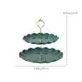 thumbnail image 3 of HOMBOTI Cake Display Stand for Party 2 Tier Dessert Cupcake Stand Cake Plate Display for Baking Gifts Dessert Table Display for Party, Wedding, Birthday, 3 of 6