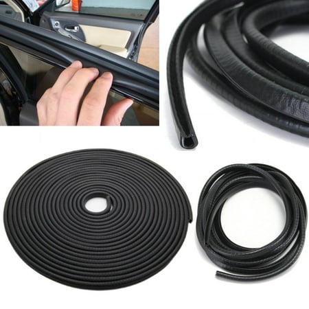 - 3M 10x6mm Car Door Edge Guard Protector Black Rubber Moulding Seal Trim Molding U-shape Strip DIY