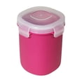thumbnail image 1 of Contenedor hermético para snacks infantiles rosa 9 x 9 x 10.6, 1 of 3