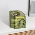 thumbnail image 4 of Small Wall-Mounted Bathroom Organizer, Transparent Plastic Shelf for Toothbrushes, 4 of 6