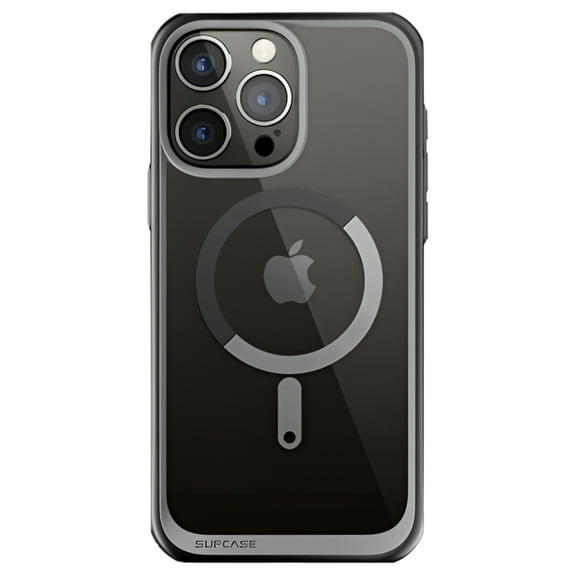 SupCase Unicorn Beetle MAG Slim Clear - Back cover for cell phone - MagSafe compatibility - polycarbonate, polymer, thermoplastic polyurethane (TPU) - black - for Apple iPhone 15 Pro Max