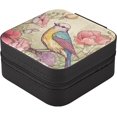 thumbnail image 2 of GZHJMY Jewelry Box Vintage Bird Personalized Jewelry Box - Travel Portable Jewelry Case for Ring, Pendant, Earring, Necklace, Bracelet for Necklace Bracelet Earrings Rings, 2 of 7