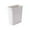 White, variant on Mauxuk Space-Saving Slim Trash Can - 12.9L Plastic Waste Bin with Push Lid, Fits Narrow Spaces, Lightweight & Sturdy for Kitchen Bathroom Office - 0.88lb