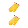 thumbnail image 4 of Bearachild Manoplas anti-calor Guante para horno de microondas Guantes de algodón resistentes al calor Utensilios de cocina elaborados Manoplas Type1 NO1, 4 of 6
