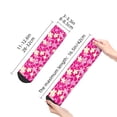 thumbnail image 4 of Pofeuu Vintage Flowers Print 30cm Socks, Adult Running Hiking Socks for Youth and Adult, 4 of 7