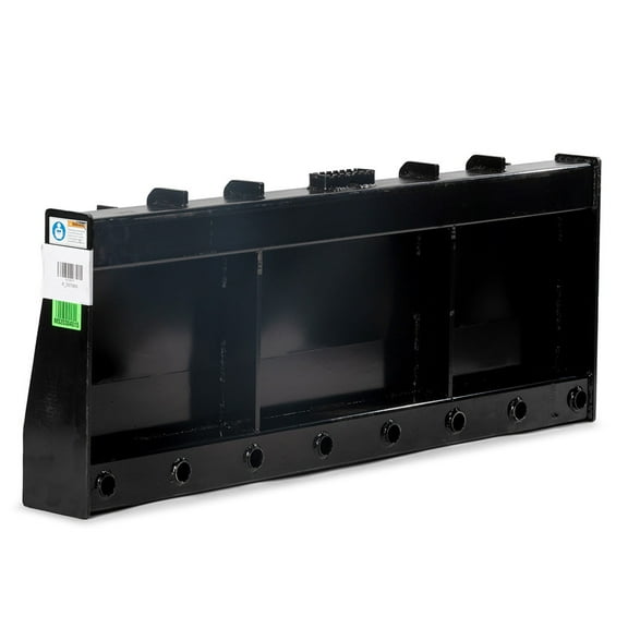 Titan Attachments 60" Tine Fork Bucket Attachment, SSQA C1 Hay Spear Frame