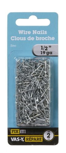 Clous de broche 1/2 po cal19 2 once Pour l'artisanat et les petites applications.