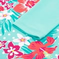 thumbnail image 6 of SILVERCELL Girls Floral or Rainbow Horse Printed Sun Protection Swimsuit Long Sleeved Tight Fitting One-Piece Bathing Suit for 4-12 Years Toddler Kids, 6 of 11
