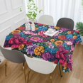 thumbnail image 2 of Yayeee Tablecloths 54" x 54" Rectangle Wrinkle Resistant Party Table Cover, Charming Floral Pattern, 2 of 8