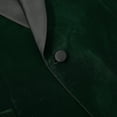 thumbnail image 5 of Beauty Emily Men's Suit Set Velvet Jacket and Pants Wedding Party Best Man Banquet Classic Costume, 5 of 8