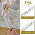 thumbnail image 3 of 2pcs Restaurant Crumb Sweeper Stainless Steel Table Crumb Scraper For Cleaning Home Office And Restaurant Kitchen Use, 3 of 8