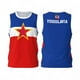 thumbnail image 3 of Camiseta deportiva de baloncesto para hombre con la bandera de Yugoslavia, para correr, fitness, multifunción, sin mangas, con nombre personalizado exclusivo, 3 of 5