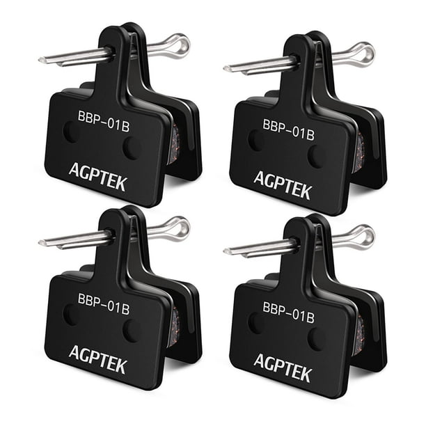 Pastillas de freno para bicicleta AGPTEK, freno de disco de alto rendimiento, 4 pares