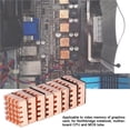 thumbnail image 3 of Disipador De Calor De Cobre Puro Ram Disipador De Calor De Aleta De Refrigeración Para Tarjeta Gráfica Notebook Cpu 8Uds matsuzay EL007377-00, 3 of 6