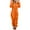Orange, variant on Ayolanni Winter Women Jumpsuit Long Sleeve Fleece Blue Hooded Loungewear Solid Zipper Jumpsuits Girls Jumpsuits