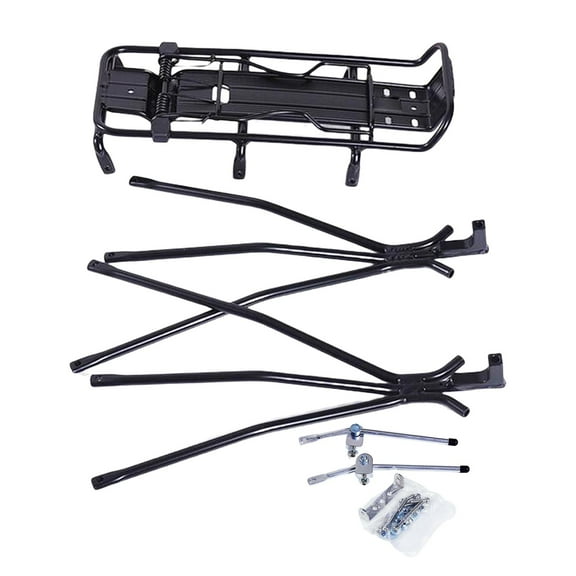 Bike Rear Carrier Rack Cargo Pannier Rack Touring Carrying Rack Storage