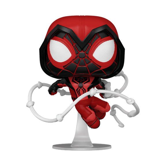 Funko Pop! Games: Spider-Man - Miles Morales - Miles in Crimson Cowl Suit Vinyl Bobblehead