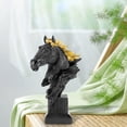 thumbnail image 4 of Estatua de caballo BLESIY Figura decorativa de escritorio, 4 of 7