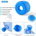 thumbnail image 3 of Elbourn 100 Pack Water Bottle Caps,55mm 3/4.5/5 Gallon Non Spill Water Jug Caps,Replacement Snap On Caps for Water Dispenser Jugs, 3 of 7