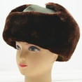 thumbnail image 4 of OUNONA Winter Ski Hat with Thick Cotton for Riding Olive Green Outdoor Warm Headgear, 4 of 8