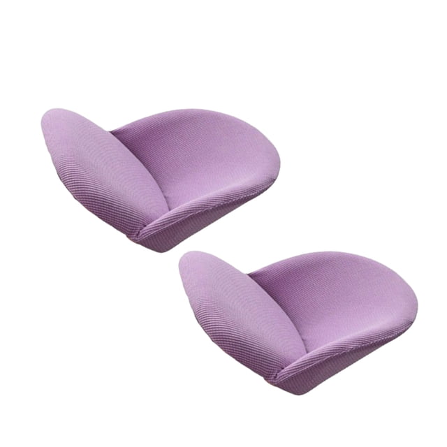 relayinert 2pcs Polyester Duckbill Chair Cover Combination Of Style And Functionality Safe To Armchair Covers Pale purple