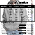 thumbnail image 2 of Homeyce Men's Quarter Zip Hoodie Waffle Knit Pullover Long Sleeve Casual Loose Fit Sweatshirt Hooded Tops with Pockets,Gray L, 2 of 5