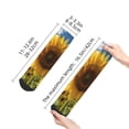 thumbnail image 4 of Pofeuu Sky Golden Sunflower Field Print 30cm Socks, Adult Running Hiking Socks for Youth and Adult, 4 of 7