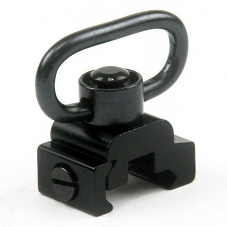 Push Button Sling Swivel - LIVABIT Quick Detach QD SW009 Push Button Sling Swivel Picatinny Mount Adapter 20mm