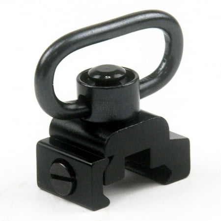 LIVABIT Quick Detach QD SW009 Push Button Sling Swivel Picatinny Mount Adapter (Best Qd Sling Mount)