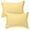 Yellow With Sateen Stripes 10x15in (25x38cm), variant on Kinder Fluff Hypoallergenic Toddler Pillow, 300T Cotton Shell, Premium Down Alternative Filling, Soft Texture