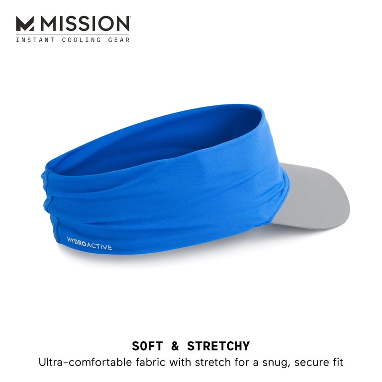 MISSION Cooling Visor Hat No Slip Lightweight Band, UPF 50  display picture 3