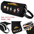 thumbnail image 2 of My Hero Academia Midoriya Izuku Todoroki Shoto De Dibujos Animados Estudiante De Lona Estuche De Embrague Bolsa De Niño Niña Suministros Escolares Cosméticos Regalos, 2 of 4