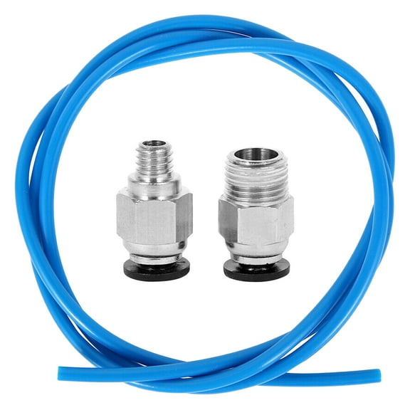1m PTFE Bowden Tube Extruder PC4-M6 PC4-M10 Pneumatic Connector Fitting for 3D Printer