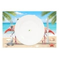 thumbnail image 2 of Ryvnso Placemats Set of 4 Flamingo on Beach Dining Mats Heat-Resistant Non-Slip Washable Table Mat, 2 of 8