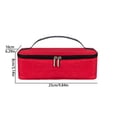 thumbnail image 3 of Insulated Casserole Carrier, 9.84X6.29X3.14" Leakproof Lunch Bag, Portable Thermal Cooler Tote, Reusable Food Storage Pouch, Waterproof Lunch Carrier, Double Zipper Food Tote for Work Picnic, 3 of 7