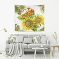thumbnail image 5 of FREEAMG Sunflower Tapestry Aesthetic Tapestry Wall Hanging for Home Decor 60" x 51" Inches, 5 of 6