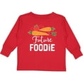 thumbnail image 3 of Inktastic Future Foodie Childs Veggies Food Boys or Girls Long Sleeve Toddler T-Shirt, 3 of 5