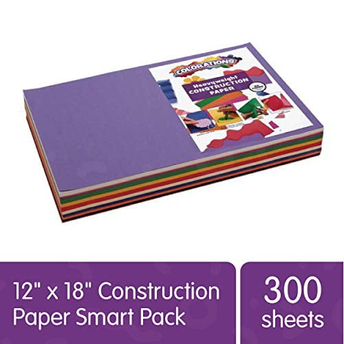 Colorations BIGSMART 12" x 18" Construction Paper Smart Pack (Pack of 300)