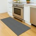 thumbnail image 3 of Glattice Non Slips Rug Runner 2x5 Washable Runners for Hallways Cotton Rubber Backed Kitchen Runner Braided Indoor Floor Carpet Runners for Entryway/Hallway/Kitchen/Bedroom, Dark Grey/Grey, 3 of 8