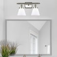 thumbnail image 2 of 916-2W-SN-G61 Innovations Lighting Cone - 2 Light Bath Vanity In Industrial Style-11 Inches Tall and 16 Inches Wide-Brushed Satin Nickel Finish-Matte, 2 of 3