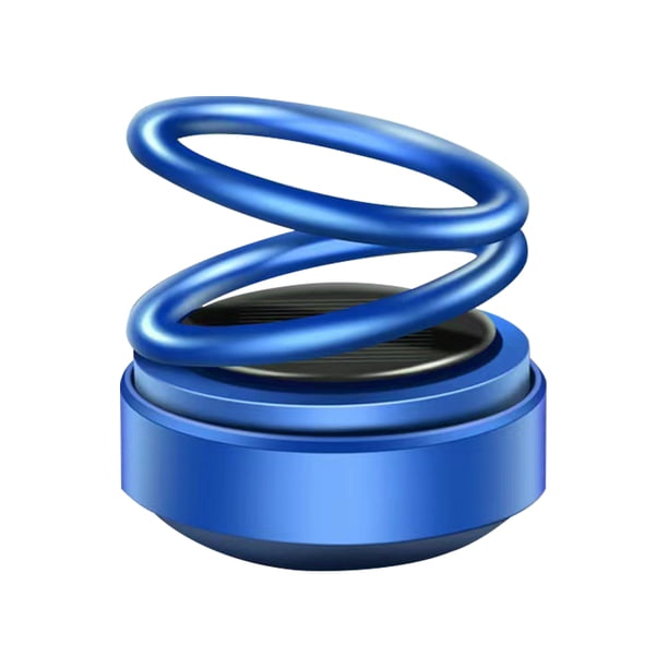 10uds Difusores de aromaterapia con energía solar Likrtyny anillo doble portátil para automóvil azul